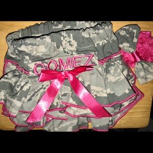 USAF Newborn Ruffle/Bow